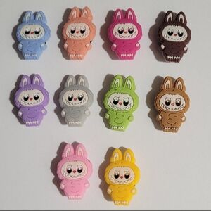 Colorful Cartoon Bunny Pins